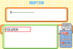 Hoenn dex Pokémon up for adoption