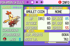 Base stats (BS) of a Pokémon
